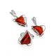 Adjustable Silver Ring With Cognac Amber The Rialto, Ring Size: Adjustable, image , picture 4