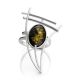 Adjustable Amber Ring In Sterling Silver The Sail, Ring Size: Adjustable, image , picture 4