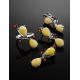 Sterling Silver Ring With Multicolor Amber The Symphony, Ring Size: 11 / 20.5, image , picture 6