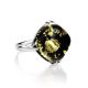 Green Amber Ring In Sterling Silver The Byzantium, Ring Size: 12 / 21.5, image , picture 4