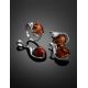 Sterling Silver Ring With Cognac Amber The Acapulco, Ring Size: 11.5 / 21, image , picture 6