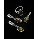 Adjustable Amber Ring In Sterling Silver The Vivaldi, Ring Size: Adjustable, image , picture 5