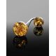 Asymmetric Silver Threader Earrings With Lemon Amber The Paris, image , picture 3