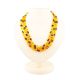 Two-Toned Amber Rope Necklace, image 
