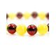 Two Toned Amber Beaded Bracelet, image , picture 2