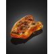 Glossy Amber Stone With Fly Inclusion, image , picture 3