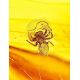Amber Stone With Spider Inclusion, image , picture 2