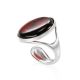 Bright Cherry Amber Ring In Sterling Silver The Glow, Ring Size: Adjustable, image , picture 4
