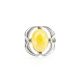 Sterling Silver Ring With Oval Cut Amber The Violet, Ring Size: 11.5 / 21, image , picture 4