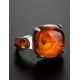 Cognac Amber Ring In Sterling Silver The Prussia, Ring Size: 9.5 / 19.5, image , picture 2