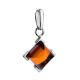 Geometric Amber Pendant In Sterling Silver The Artemis, image , picture 3
