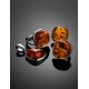 Cognac Amber Ring In Sterling Silver The Copenhagen, Ring Size: 6.5 / 17, image , picture 5