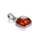 Cognac Amber Pendant In Sterling Silver The Copenhagen, image , picture 4
