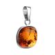 Cognac Amber Pendant In Sterling Silver The Copenhagen, image , picture 3