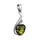 Green Amber Pendant In Sterling Silver The Acapulco, image , picture 4