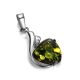 Green Amber Pendant In Sterling Silver The Acapulco, image , picture 3