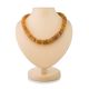 Natural Cognac Amber Beaded Necklace, image 