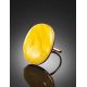 Bold Amber Ring In Gold, Ring Size: 8 / 18, image , picture 2