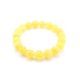 Honey Amber Ball Beaded Stretch Bracelet, image , picture 3