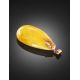 Amber Teardrop Pendant In Gold The Cascade Collection, image , picture 2