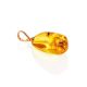 Amber Pendant With Inclusion In Gold The Clio, image , picture 5