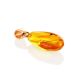 Gold Amber Pendant With Inclusion The Clio, image , picture 4