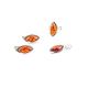 Cognac Amber Ring In Streling Silver The Petal, Ring Size: 11.5 / 21, image , picture 4