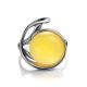 Elegant Amber Ring In Sterling Silver The  Phoenix, Ring Size: 5.5 / 16, image , picture 4