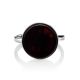 Adjustable Silver Ring With Cherry Amber The Furor, Ring Size: Adjustable, image , picture 4