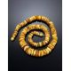 Raw Amber Beaded Necklace, image , picture 2
