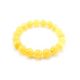Honey Amber Ball Beaded Stretch Bracelet, image 