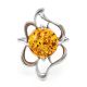 Charming Amber Ring In Sterling Silver The Daisy, Ring Size: 13 / 22, image , picture 3