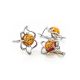 Charming Amber Ring In Sterling Silver The Daisy, Ring Size: 6 / 16.5, image , picture 5