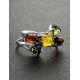 Sterling Silver Ring With Multicolour Amber The Bowknot, Ring Size: 6 / 16.5, image , picture 2