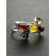 Sterling Silver Ring With Multicolour Amber The Bowknot, Ring Size: 13 / 22, image , picture 2