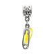 Metal Charm With Lemon Amber The Pin, image 