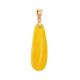 Amber Teardrop Pendant In Gold The Cascade, image 