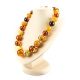 Mindblowing Multicolor Amber Ball Beaded Necklace, image , picture 10