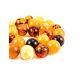 Mindblowing Multicolor Amber Ball Beaded Necklace, image , picture 8