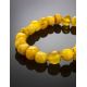 Bright Honey Amber Beaded Necklace, image , picture 2