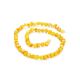 Bright Honey Amber Beaded Necklace, image , picture 3