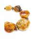 Ethnic Amber Bracelet With Brass Beads The Indonesia, image , picture 4