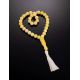 Islamic 33 Honey Amber Prayer Beads, image , picture 2
