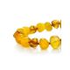 Honey And Cognac Amber Beaded Necklace, image , picture 4