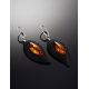 Leather Amber Dangles The Nefertiti, image , picture 2