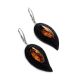 Leather Amber Dangles The Nefertiti, image , picture 3