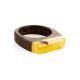 Handcrafted Wenge Wood Ring With Honey Amber The Indonesia, Ring Size: 10 / 20, image , picture 3