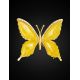Butterfly Amber Brooch In Sterling Silver The April, image , picture 3