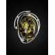 Handmade Amber Brooch In Sterling Silver The Rialto, image , picture 3