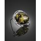 Handmade Amber Brooch In Sterling Silver The Rialto, image , picture 2